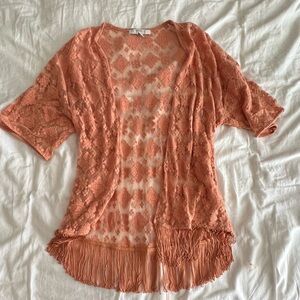 Forever 21. Burnt Orange Kimono. Perfect swimwear cover up, summer shawl
